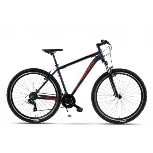 Велосипед 29" Kands Energy VB TX рама 21" графіт/червоний (29ALUGD21GC)