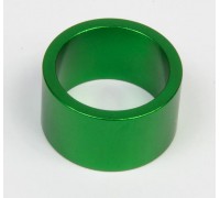 Кільце на рульову колонку Alu 28,6 - 36 20 мм. зелений (KIE634)