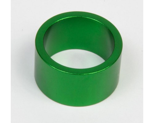 Кільце на рульову колонку Alu 28,6 - 36 20 мм. зелений (KIE634)