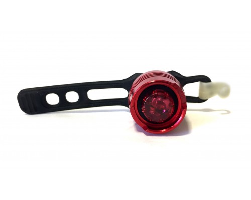Фара  універсальна TY-06 ALU, 1 LED, 2хCR2032, Waterproof (TY-06-red)