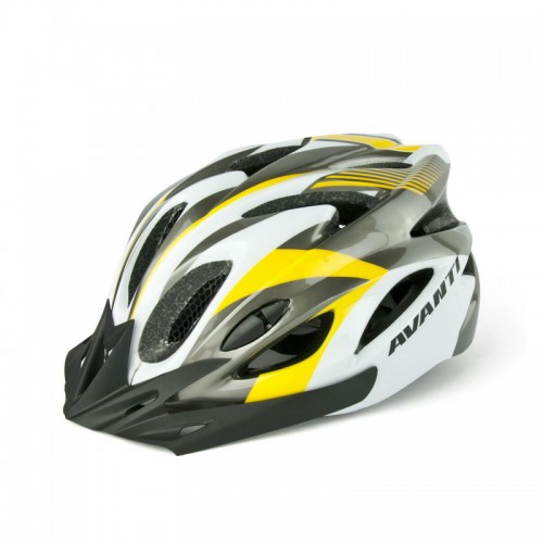 Шолом велосипедний Avanti AVH-001 сірий / жовтий (AVH-001-yellow)