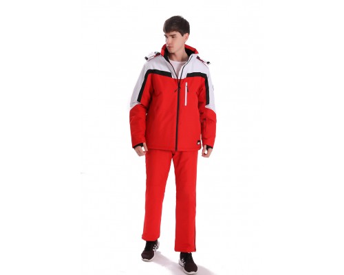 Куртка лыжная мужская Just Play червоний / білий (B1345-red)