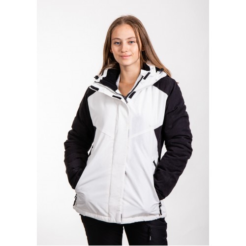 Куртка лижна жіноча Just Play білий / чорний (B2365-cream-coloured)