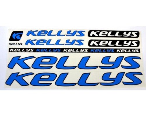 Наклейка Kellys на раму велосипеда, синій (NAK031)