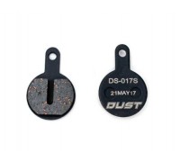 Гальмівні колодки DUST DS-17S напівметал, disc, чорний (BRS-026)