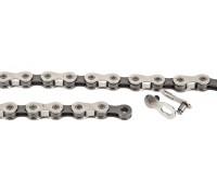 Ланцюг KMC X8 114 ланок 1/2"x3/32", сріблястий з сірим (C-UN-L-0083)