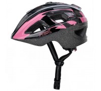 Шолом велосипедний ProX Armor, чорний з рожевим (A-KO-0139)
