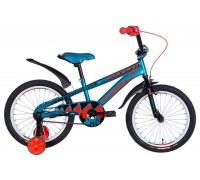 Велосипед ST 18" FORMULA WILD  Vbr, рама 9" бірюзовий / червоний ( OPS-FRK-18-084)