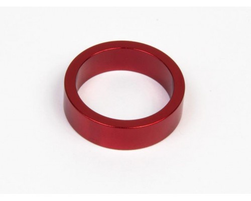 Кольца на рульову колонку Alu 28,6 - 36 10 мм. червоний (KIE619)