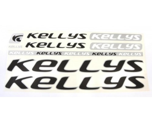 Наклейка Kellys на раму велосипеда, чорний (NAK025)