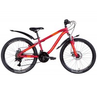 Велосипед ST 24" Discovery FLINT DD рама 13", з крилом, червоний (OPS-DIS-24-272)