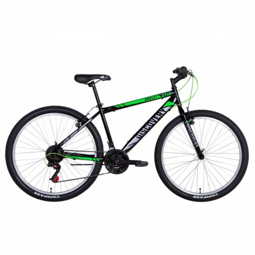 Велосипед 27,5" ST, Discovery AMULET VBR  рама 17" чорний / зелений (OPS-DIS-27.5-046)